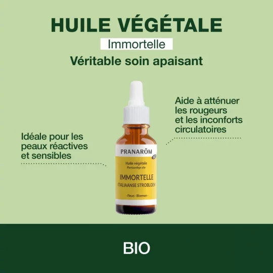Pranarôm Huile Végétale Immortelle (Hélichryse) Bio 30 ml - image 5