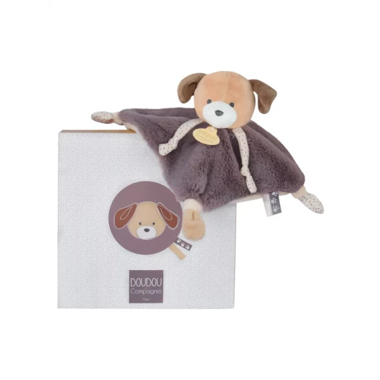 Doudou et Compagnie Réglisse le Chien Doudou Carré