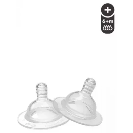 Twistshake 2 Tétines Anti-Colique Débit XL 6 Mois et +