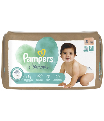 Pampers Harmonie Taille 3 44 Couches (6-10 kg)