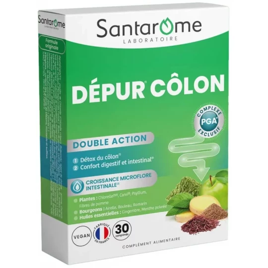 Santarome Dépur Côlon Comprimés x 30