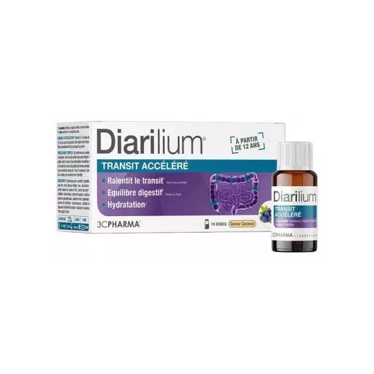 3C Pharma Diarilium Transit Accéléré Monodoses x 10