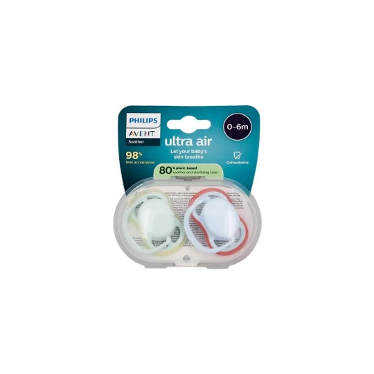 Avent Ultra Air Sucettes Orthodontiques 0-6 Mois x 2 - image 3