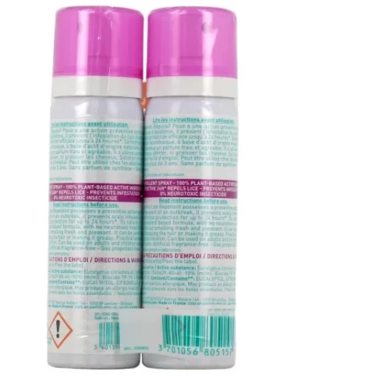 Puressentiel Spray Répulsif Poux 2 x 75 ml - image 2