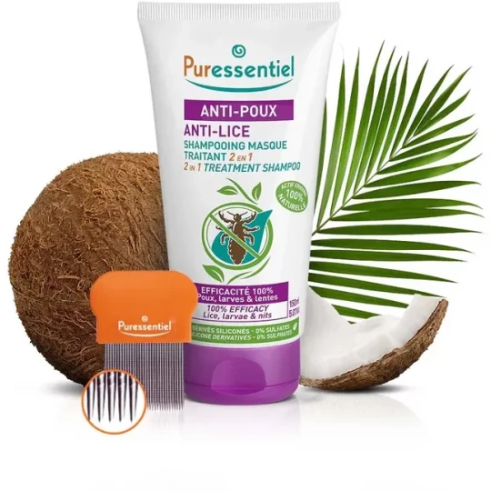 Puressentiel Anti-Poux Shampoing Masque Traitant 2 en 1 2 x 150 ml - image 5