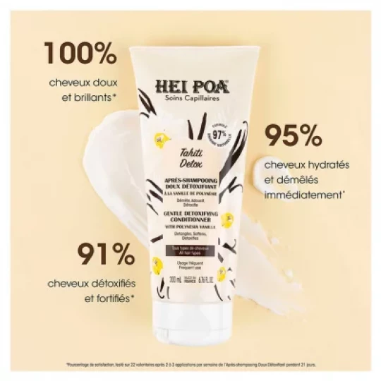 Hei Poa Tahiti Detox Après-Shampoing Doux Détoxifiant 200 ml - image 4