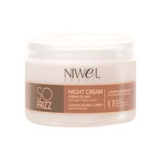 Niwel Beauty So Frizz Crème de Nuit Cheveux Naturels Crépus 250 ml