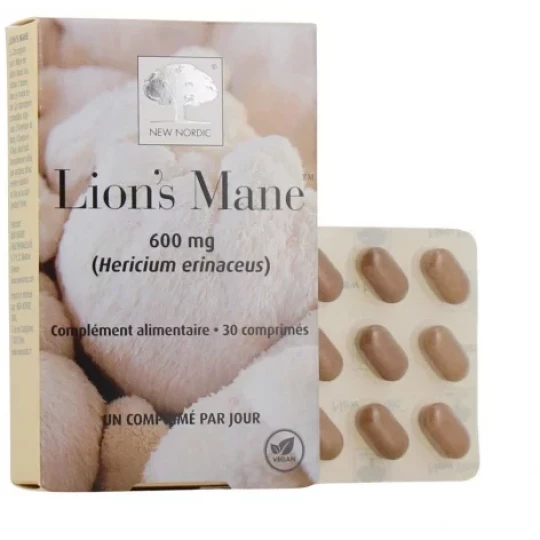 New Nordic Lion's Mane 600 mg Comprimés x 30