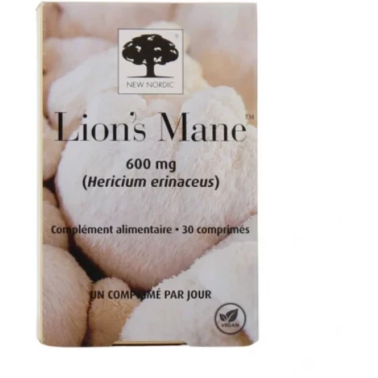 New Nordic Lion's Mane 600 mg Comprimés x 30 - image 3