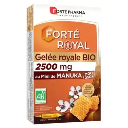 Forté Pharma Forté Royal Gelée Royale 2500 mg Bio Ampoules x 10