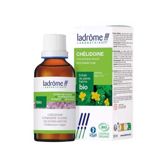 Ladrôme Extrait de Plante Fraîche Bio Chélidoine 50 ml