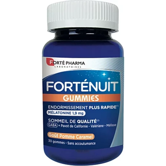 Forté Pharma Forté Nuit Gummies Mélatonine 1,9 mg Gummies 30