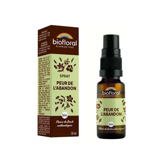 Biofloral Spray Peur de l'Abandon Bio 20 ml