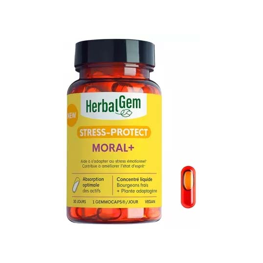 HerbalGem Stress Protect Moral+ Gemmocaps x 30