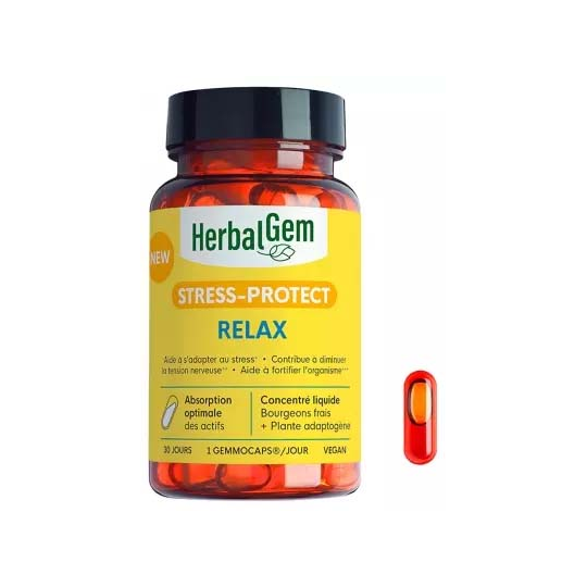 HerbalGem Stress Protect Relax Gemmocaps x 30