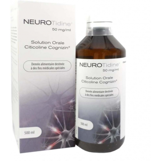Densmore Neurotidine 50 mg/ml Citicoline Cognizin Solution Orale 500 ml