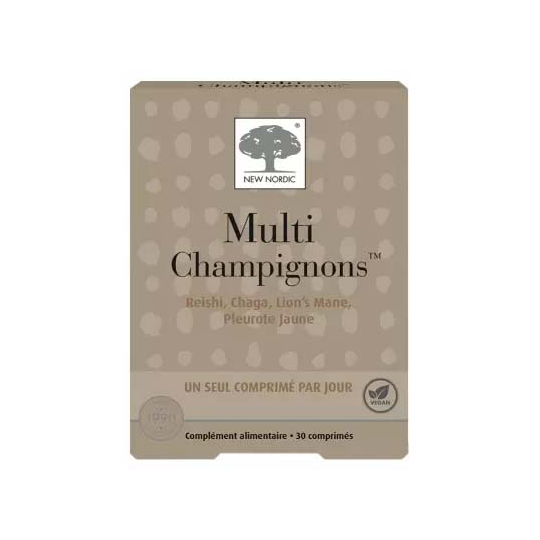 New Nordic Multi Champignons Comprimés x 30