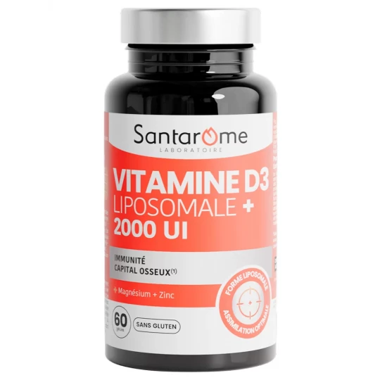 Santarome Vitamine D3 Liposomale 2000 Ui Gélules x 60