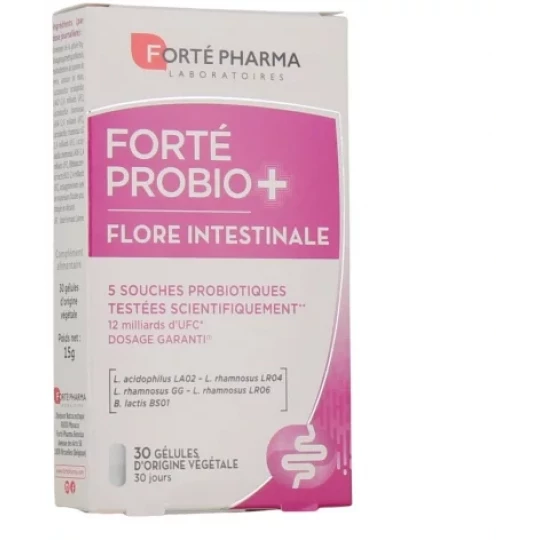 Forté Pharma Forté Probio+ Flore Intestinale Gélules x 30 - image 3