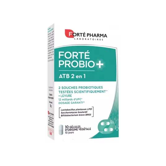 Forté Pharma Forté Probio+ ATB 2en1 Gélules x 10