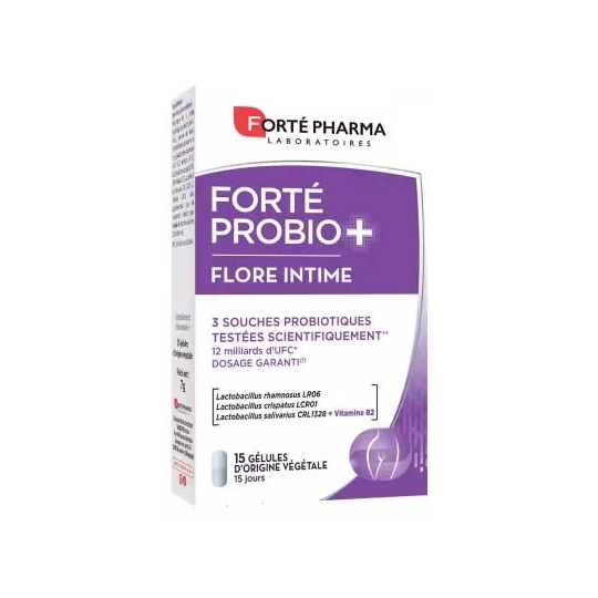 Forté Pharma Forté Probio+ Flore Intime Gélules x 15