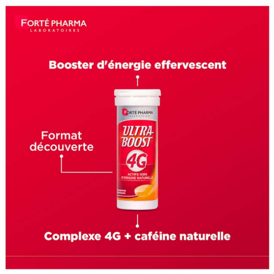 Forté Pharma Ultra Boost 4G Comprimés Effervescents x 10 - image 2