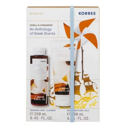 Korres Gel Douche Vanille Cannelle 250 ml + Lait Corps Vanille Cannelle 200 ml - image 2