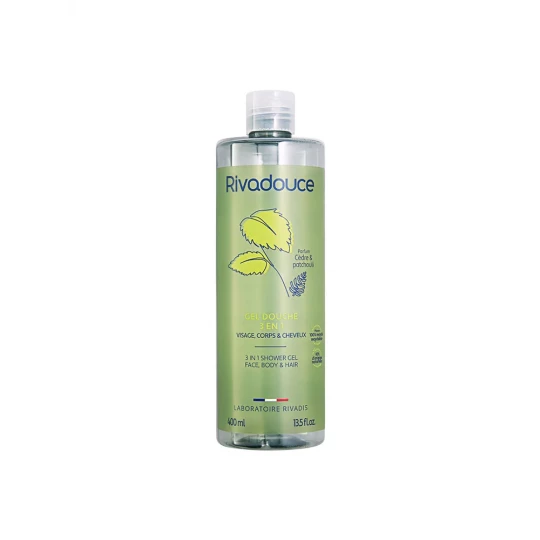 Rivadouce Gel Douche 3en1 Cèdre & Patchouli 400 ml