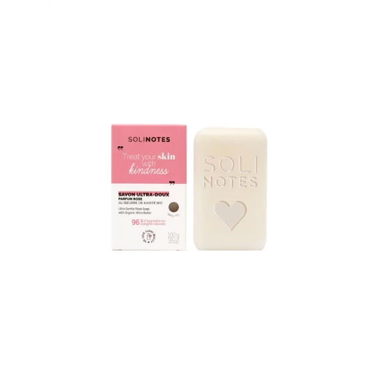 Solinotes Rose Savon Solide Ultra-Doux 100 g
