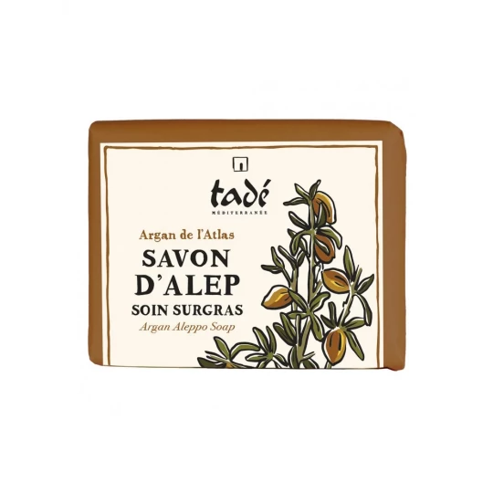 Tadé Savon d'Alep Soin Surgras Argan de l'Atlas 100 g