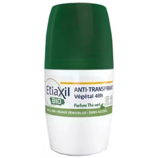 Etiaxil Déodorant Anti-Transpirant Végétal 48H Thé Vert Bio 50 ml