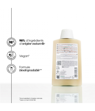 Klorane Réparation Cica-Shampoing Régénérant & Anti-Casse au Cupuaçu 200 ml - image 2