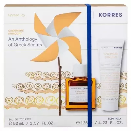 Korres Eau de Toilette Cashmere Kumquat 50 ml + Lait Corps Cashmere Kumquat 125 ml