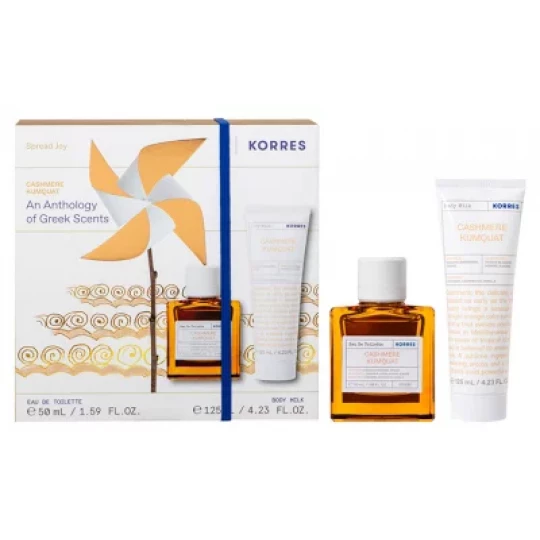 Korres Eau de Toilette Cashmere Kumquat 50 ml + Lait Corps Cashmere Kumquat 125 ml - image 3