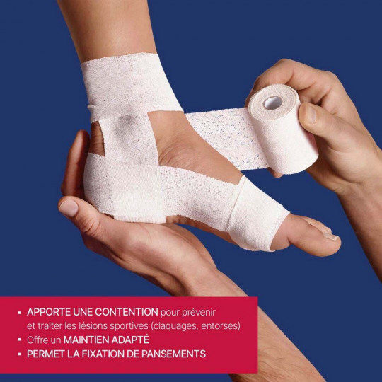 Urgo Strapping Bande Adhésive Élastique 2,5 m x 6 cm - image 3