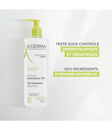 A-Derma Lait Corps Hydratation 72h 400 ml - image 5