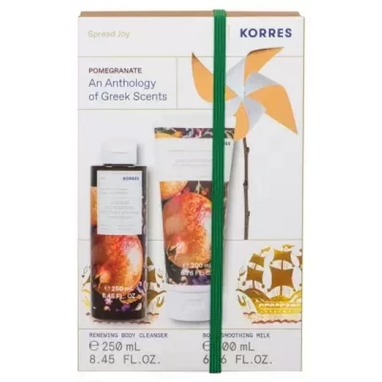 Korres Lait Corps Verger de Grenadier 200 ml + Gel Douche Verger de Grenadier 250 ml