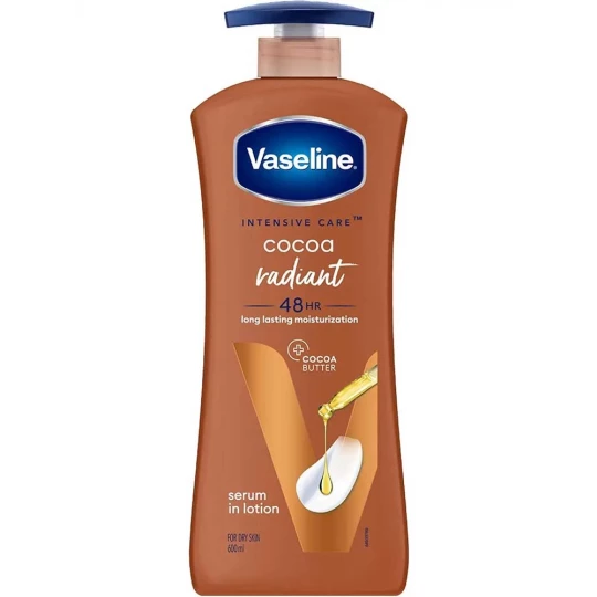 Vaseline Cocoa Radiant Crème pour le Corps 600 ml