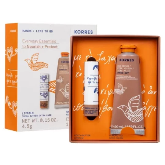 Korres Crème Mains Hydratante Almond Nut 50 ml + Korres Stick à Lèvres Teinté Beurre de Cacao 4,5 g - image 4