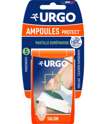 Urgo Ampoules Protect Talon Pansements Grand Format x 5