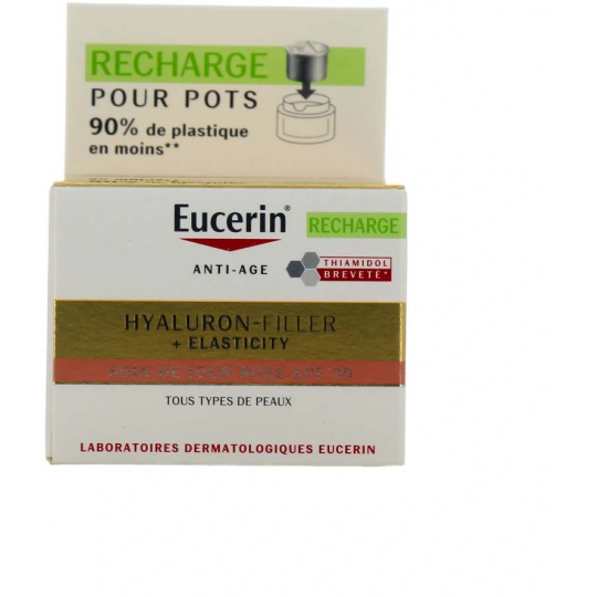 Eucerin Hyaluron-Filler + Elasticity Soin de Jour Rose SPF30 Recharge 50 ml - image 2