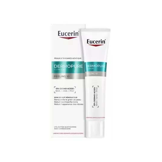 Eucerin DermoPure Clinical Peeling 10 Soin de Nuit Rénovateur 40 ml