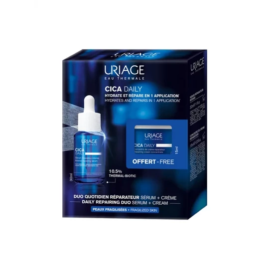 Uriage Coffret CICA DAILY Sérum 30ml + Concentré crème 15ml