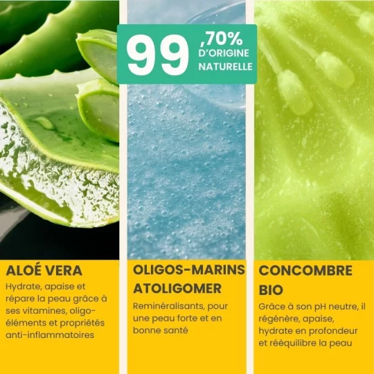Pulpe de Vie Eau Micellaire Hydra-Apaisante au Concombre Bio 250 ml - image 4