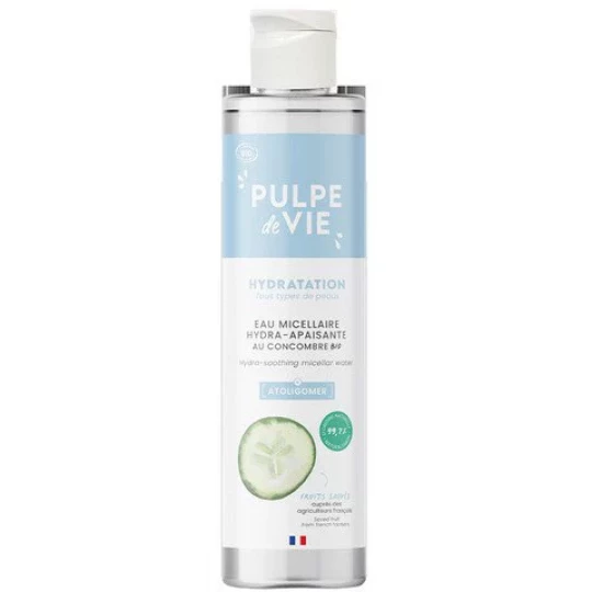 Pulpe de Vie Eau Micellaire Hydra-Apaisante au Concombre Bio 250 ml