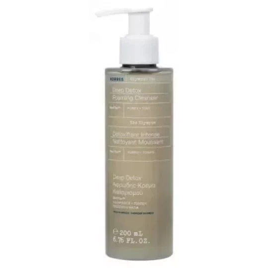 Korres Thé Olympus Détoxifiant Intense Nettoyant Moussant 200 ml