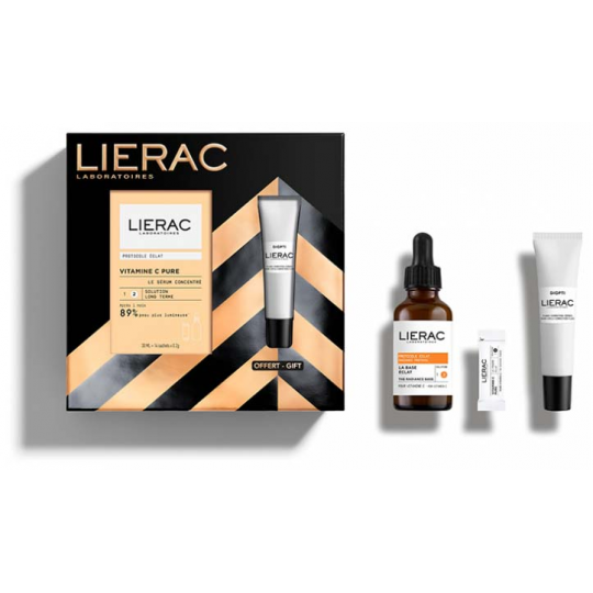 Lierac Vitamine C Pure Le Sérum Concentré 30 ml + 14 Sachets 0,2 g + Diopti Fluide Correction Cernes 15 ml Offert - image 2