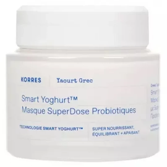Korres Yaourt Grec Smart Yoghurt Masque Visage SuperDose Probiotiques 100 ml