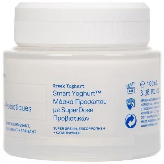 Korres Yaourt Grec Smart Yoghurt Masque Visage SuperDose Probiotiques 100 ml - image 3