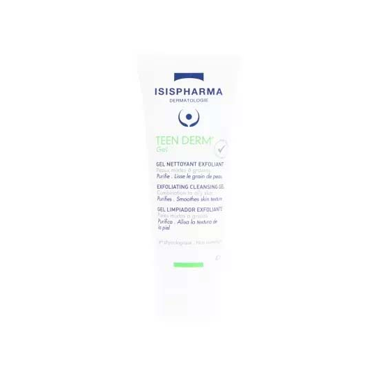 Isispharma Teen Derm Gel Nettoyant Exfoliant 40 ml